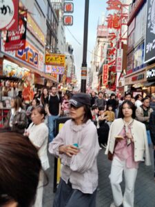 Calle Fotonbori, donde la culinaria japonesa se expresa en su mayor dimensión.
