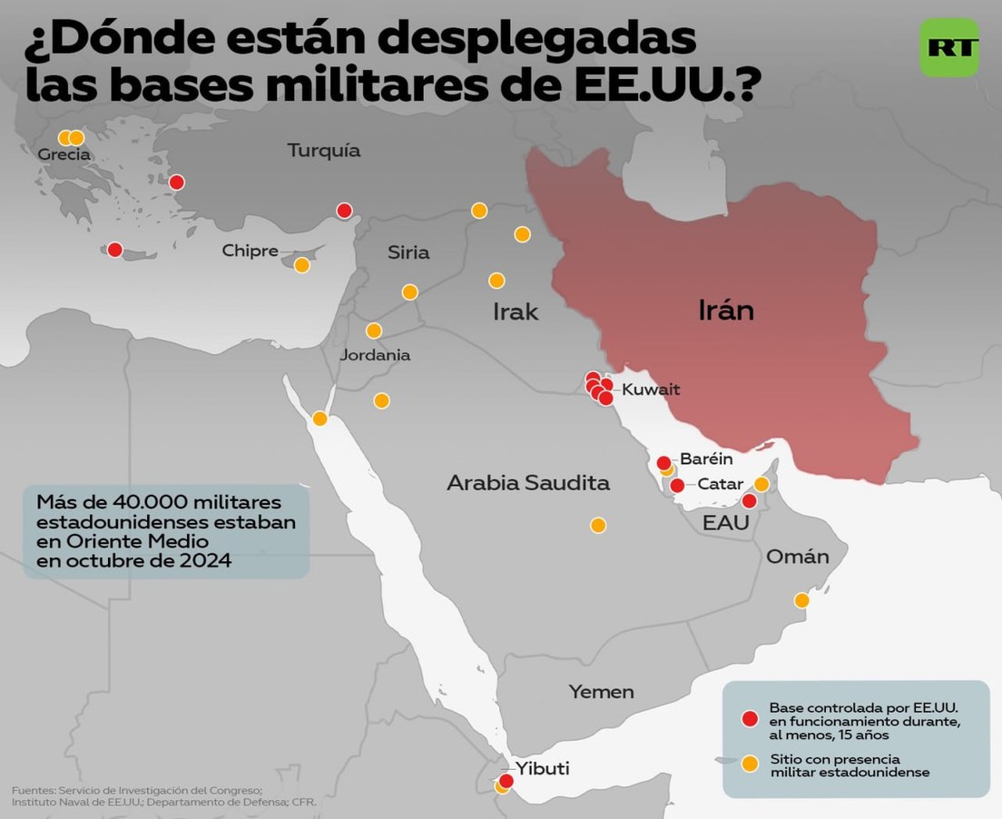 MAPAS para entender el tablero de Oriente Medio tras la agresión de EE ...