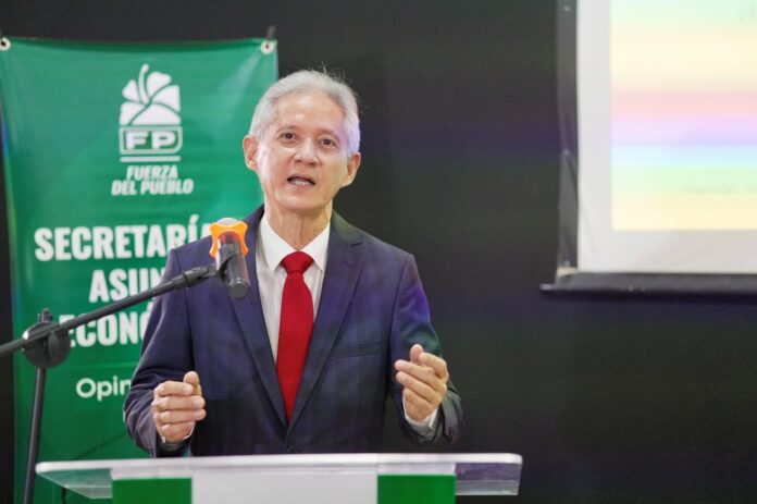 Haivanjoe Ng Cortiñas, titular de la Secretaría de Asuntos Económicos de Fuerza del Pueblo.